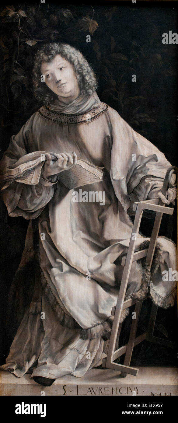 ST LAURENT, ST CYRIACUS, CA. 1509/10 Matthias Grünewald (c. 1470 - 1528) Allemand Allemagne Banque D'Images