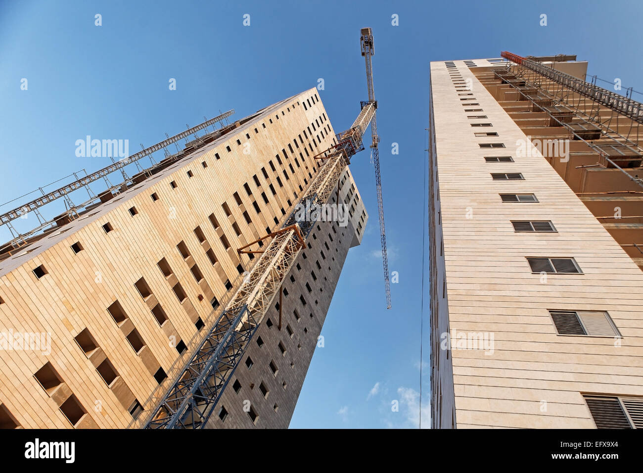 La construction des immeubles de grande hauteur, une entreprise rentable Banque D'Images