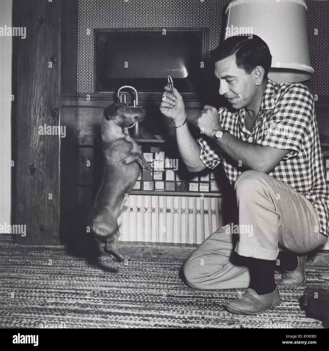 JACK WEBB à la maison.Fourni par Photos, Inc. © Fourni par Globe Photos, Inc/Globe Photos/ZUMA/Alamy Fil Live News Banque D'Images