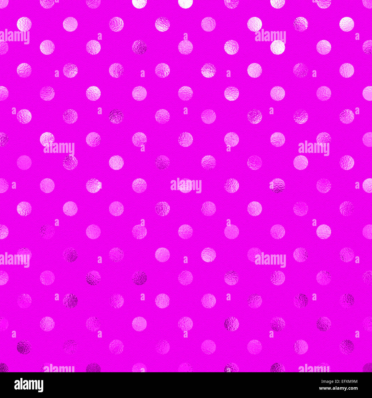 Orchid Purple Pink Film métallique motif à pois Swiss Dots papier texture fond couleur Banque D'Images
