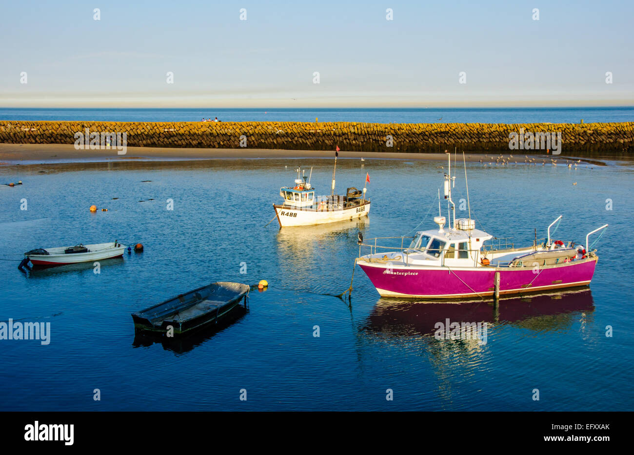 Le port de Folkestone, Kent, England, UK Banque D'Images