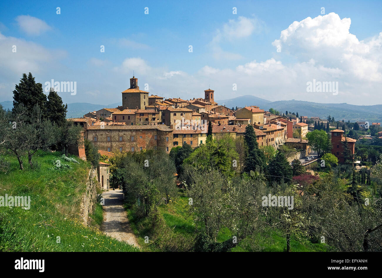 Village de Todi, Ombrie, Italie, Europe Banque D'Images