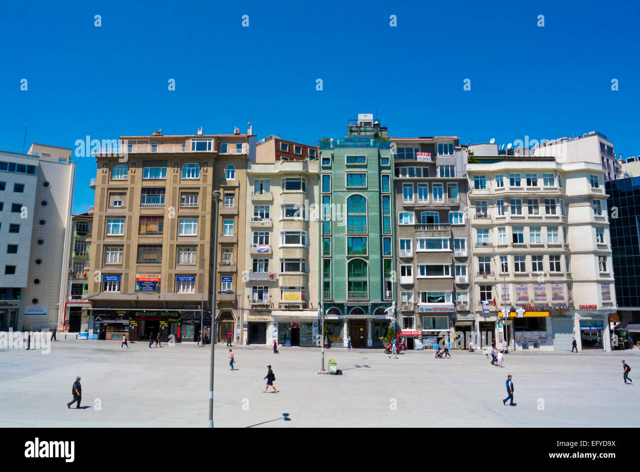 La place Taksim, Beyoglu, Istanbul, Turquie centrale, l'Eurasie Banque D'Images