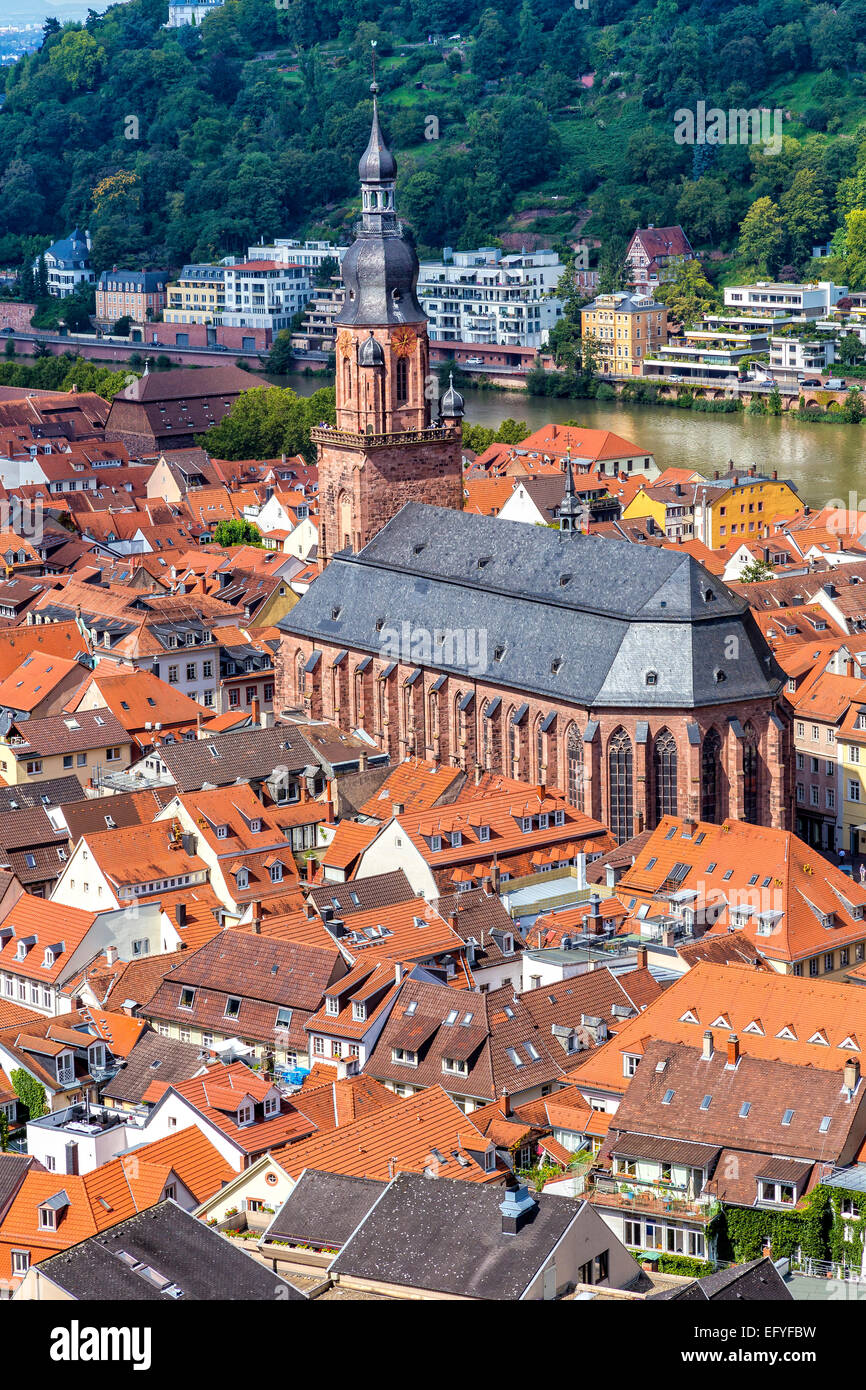 Église de l'Esprit Saint, Heidelberg, Bade-Wurtemberg, Allemagne Banque D'Images