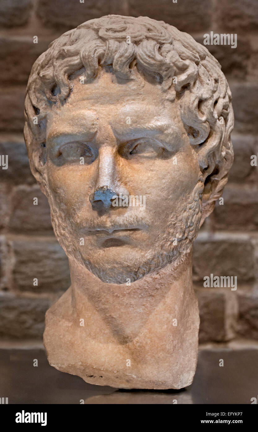 L'empereur Gallien, 253-268 ( Caesar Publius Licinius AD Egnatius Gallienus Augustus ) Musée Romain Germanique Cologne Allemagne Banque D'Images