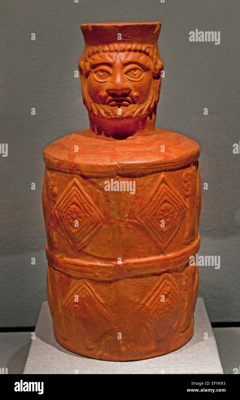 Poteries d'Afrique du Nord, 3ème-4ème C. ANNONCE Musée Romain Germanique Cologne Allemagne Banque D'Images