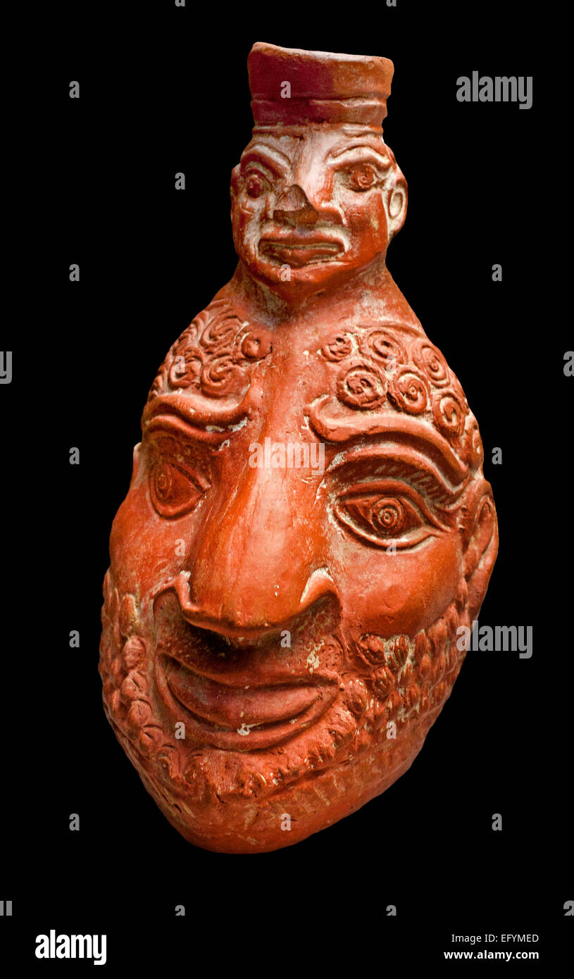 Poteries d'Afrique du Nord, 3ème-4ème C. ANNONCE Musée Romain Germanique Cologne Allemagne Banque D'Images