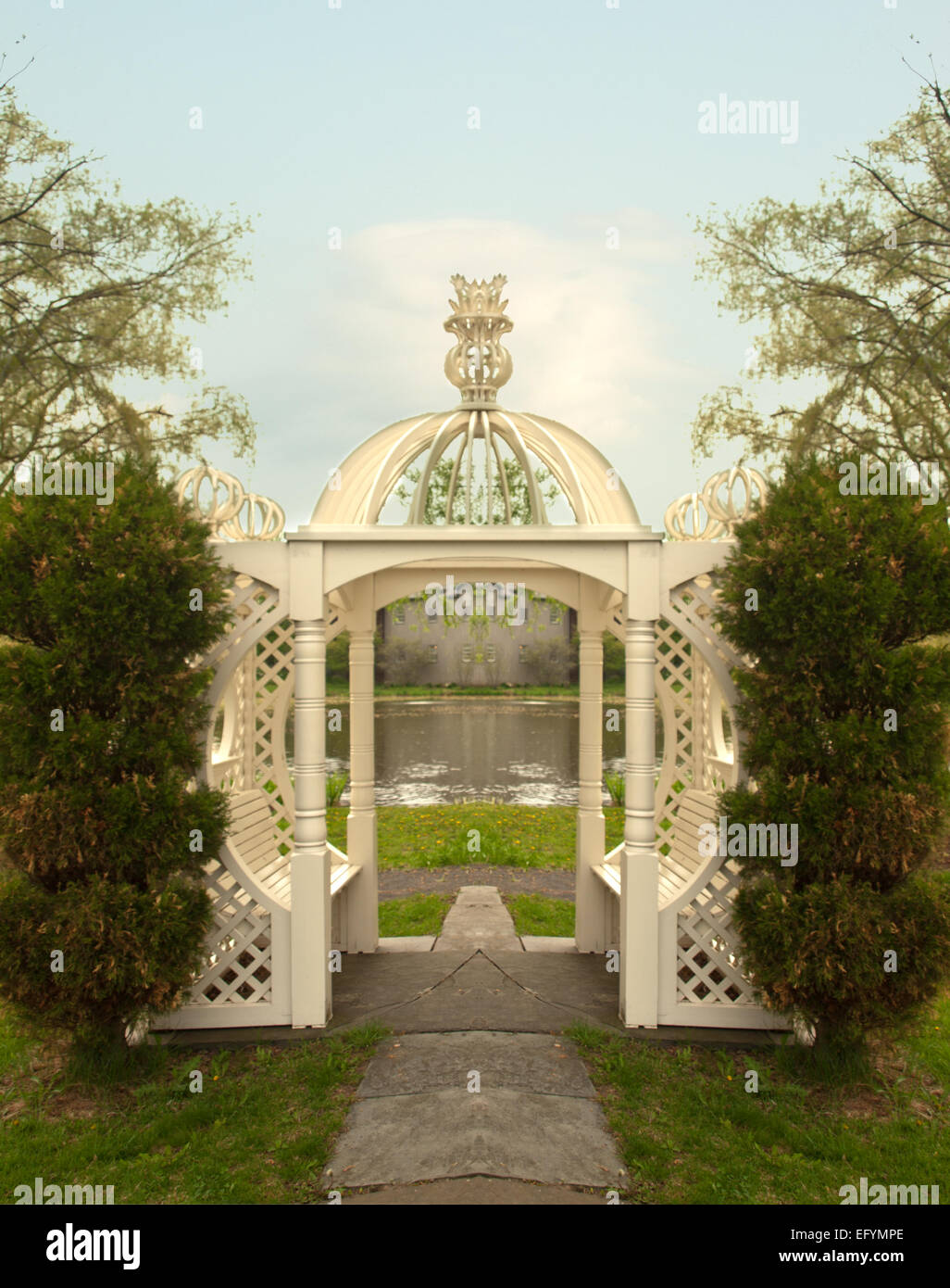 Type de séance au printemps Banque D'Images