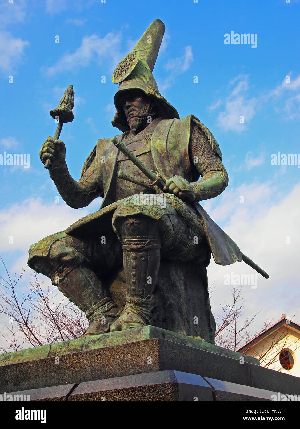 Une statue de samouraï japonais à Nagoya, au Japon Photo Stock Alamy