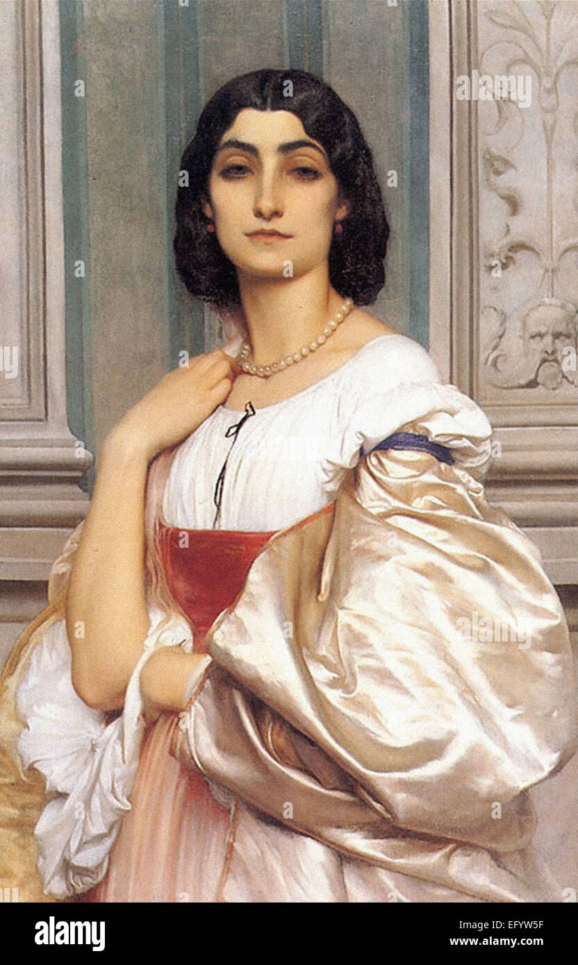 Lord Frederic Leighton une dame Romaine Banque D'Images