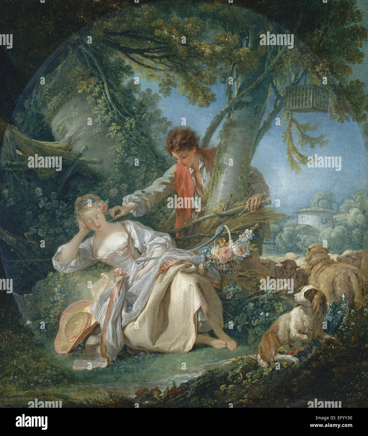 François Boucher - Venus in the Workshop of Vulcan Stock Photo François Boucher - Venus in the Workshop of Vulcan Stock Photo