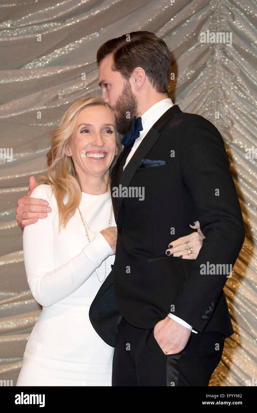 Réalisateur Sam Taylor-Johnson et Jamie Dornan participant à la "Cinquante Nuances de gris' première mondiale au 65e Festival International du Film de Berlin/Berlinale 2015 le 11 février 2015./photo alliance Banque D'Images