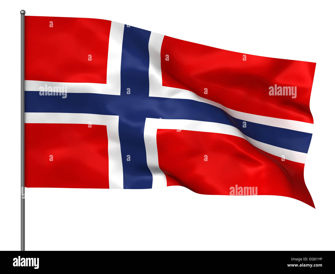 Drapeau norvégien Banque de photographies et d’images à haute ...