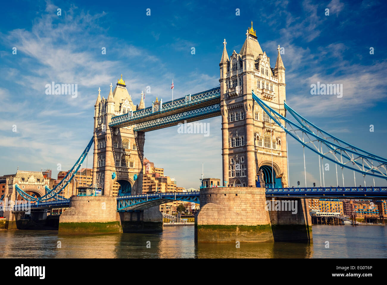Tower Bridge à Londres Banque D'Images