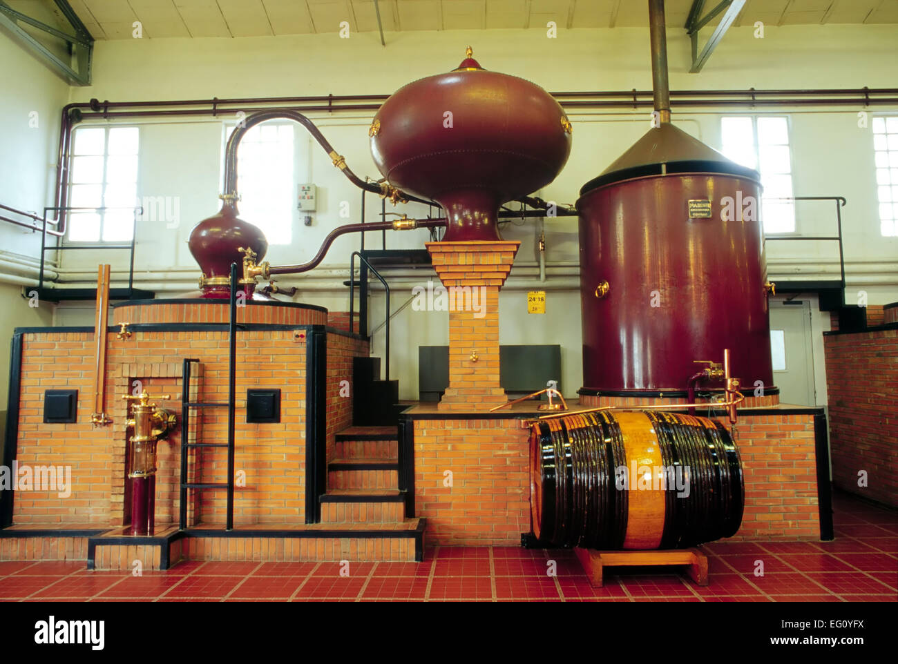 La France, la production du Cognac, Hennessy Distillery Banque D'Images