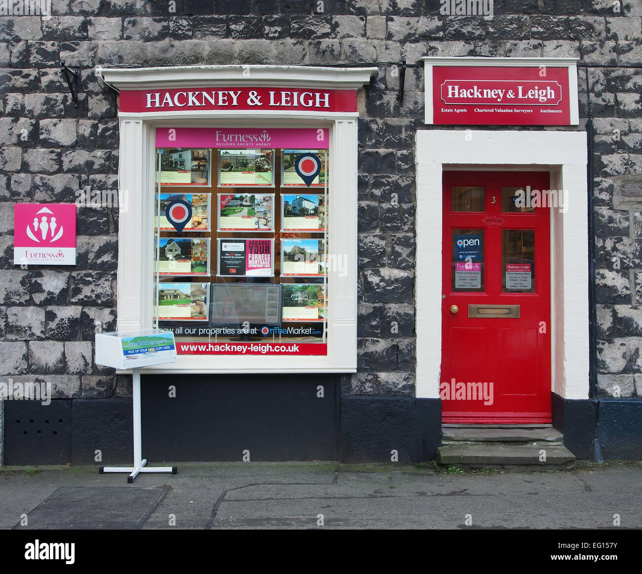 Succursale de Hackney et Leigh, à Kirkby Lonsdale, une ville dans la région de Cumbria, entre le lake district et les Yorkshire Dales. Banque D'Images