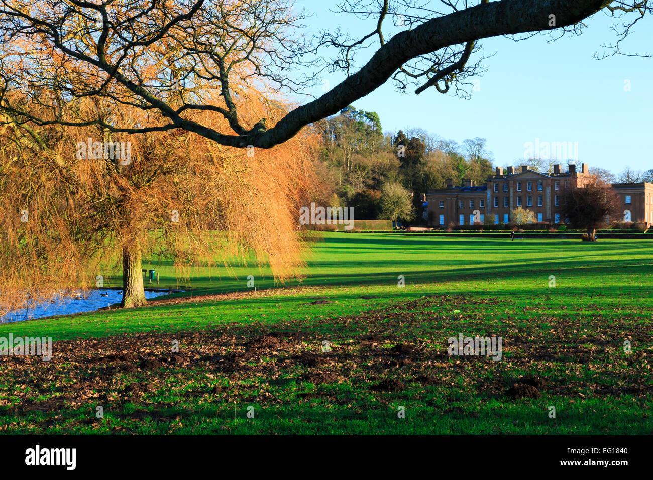 Des paysages pittoresques  ; à Himley Hall & Park à Dudley, West Midlands - le Pays Noir... ? Banque D'Images