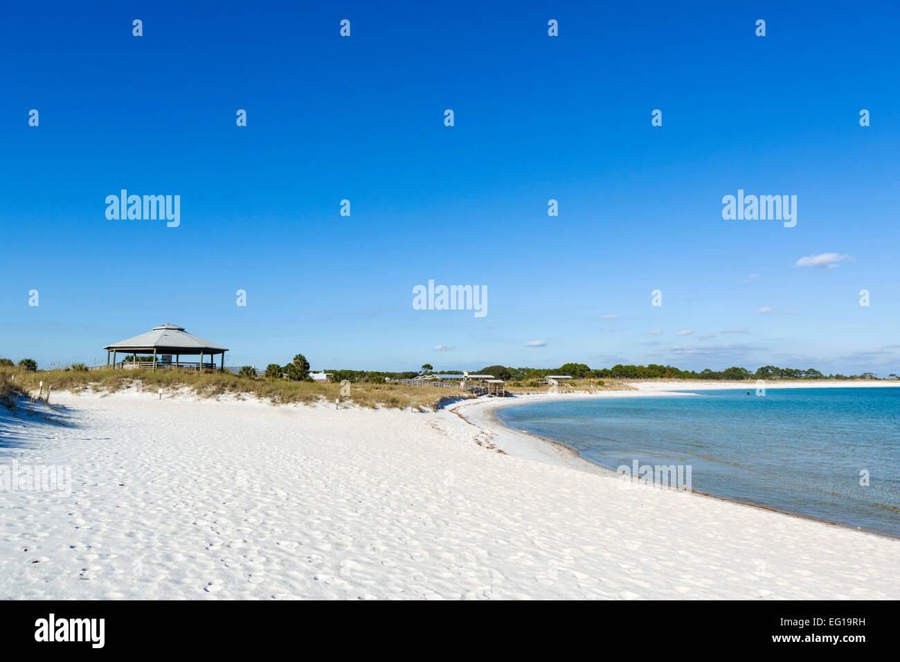 La plage de St Andrews State Park, Panama City Beach, Floride, USA Banque D'Images