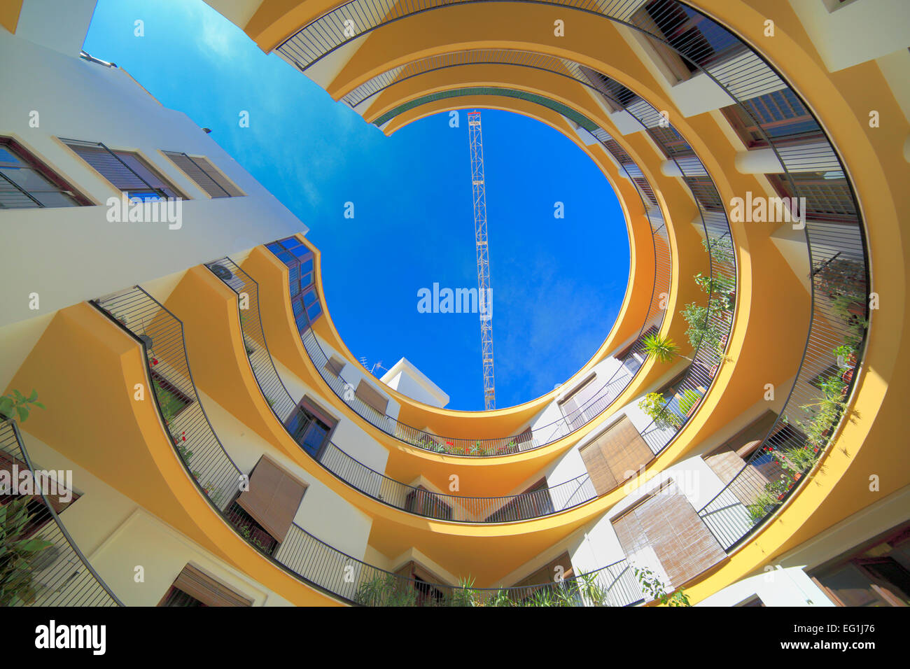 Maison de vacances moderne, Lorca, Murcia, Espagne Banque D'Images