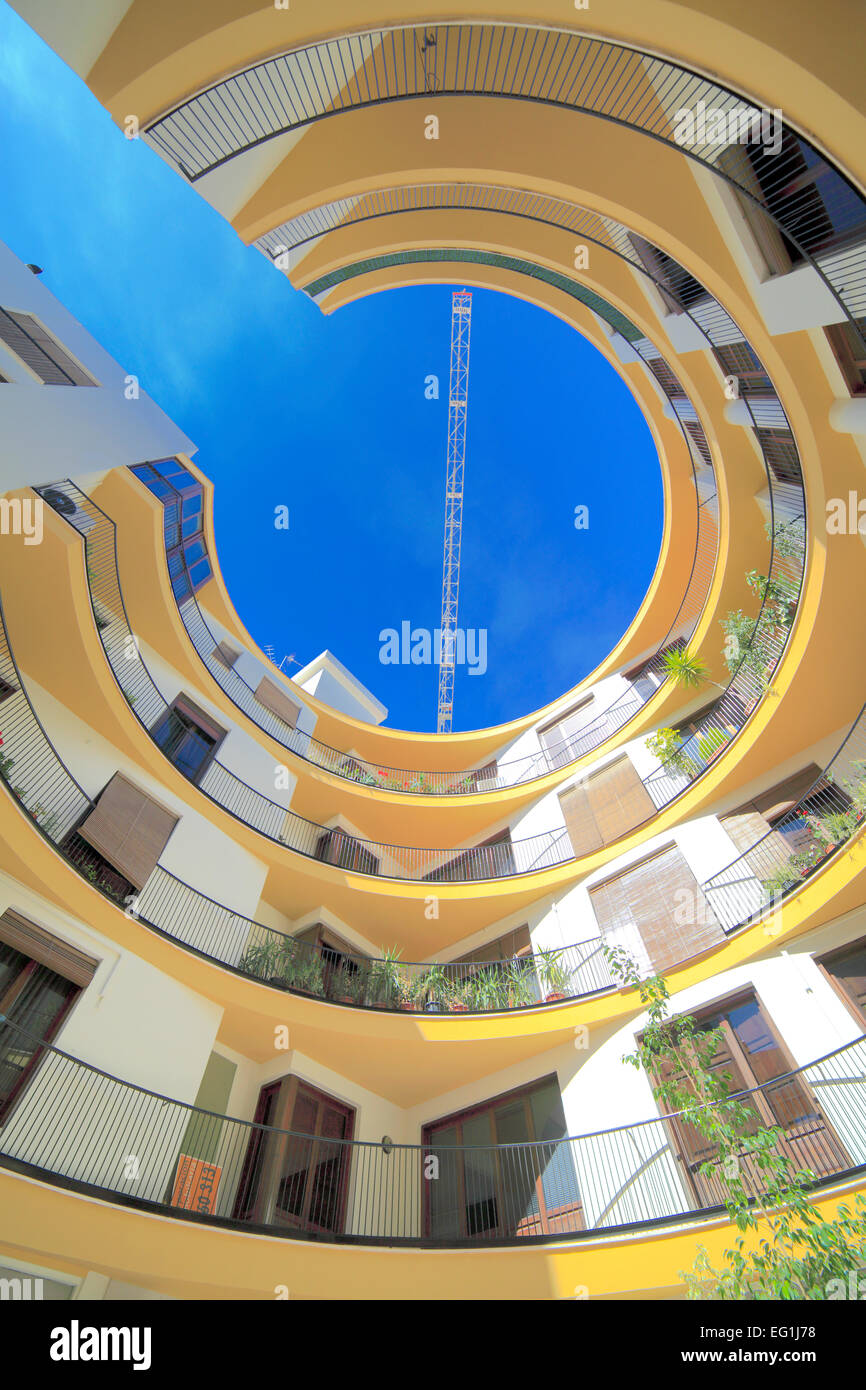 Maison de vacances moderne, Lorca, Murcia, Espagne Banque D'Images