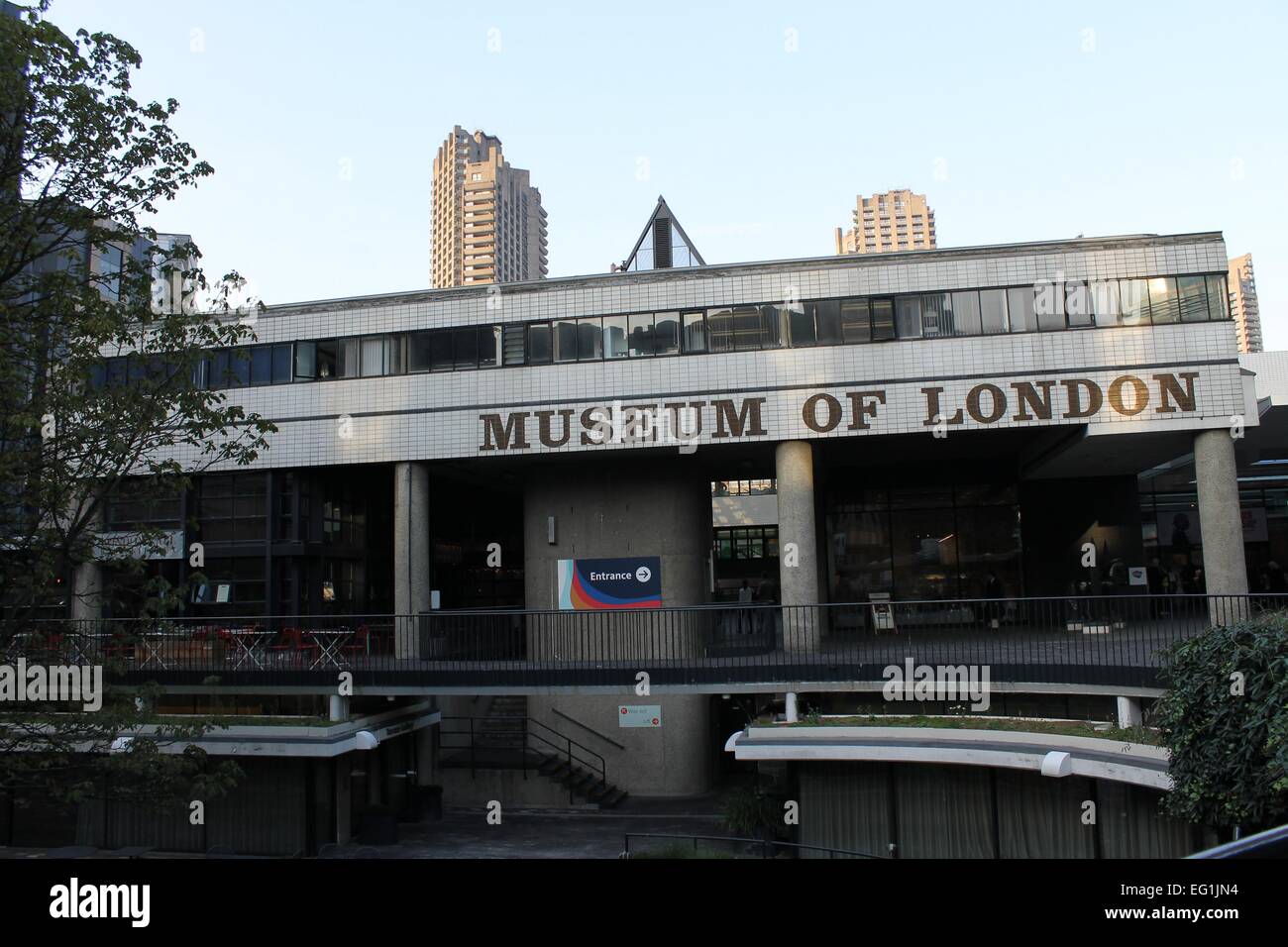 Londres, Royaume-Uni. 22 Sept 2014 - Museum of London enseigne l'histoire de London de la préhistoire aux temps modernes dans la ville. Banque D'Images