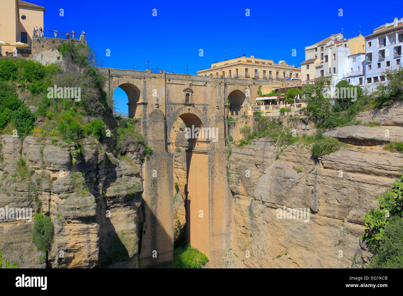 Puente Nuevo, Ronda, Andalousie, Espagne Banque D'Images