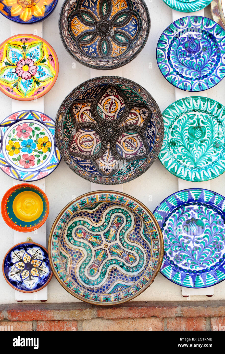 Boutique de souvenirs, Ronda, Andalousie, Espagne Banque D'Images