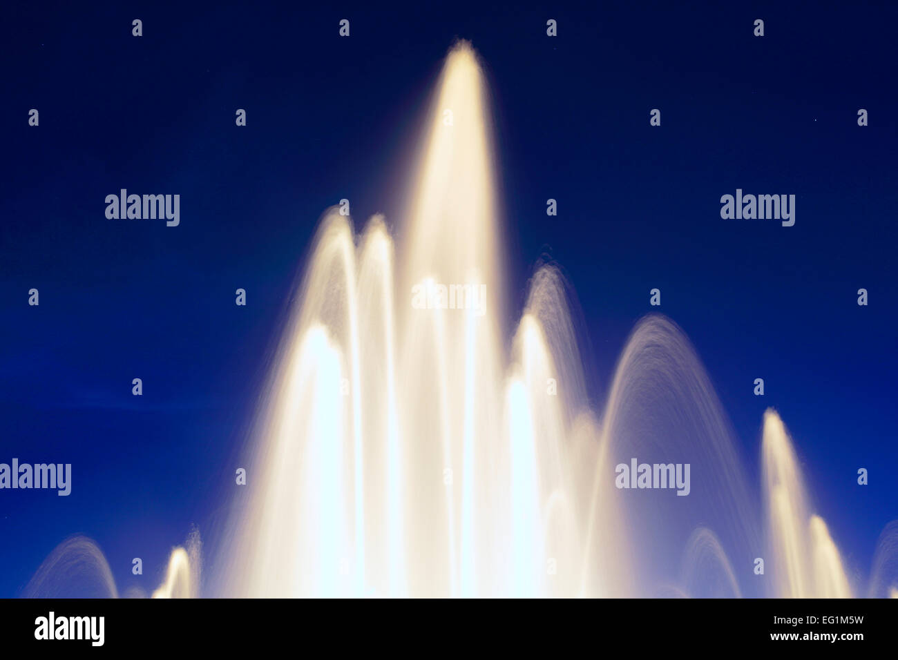 Plaza de Espana la nuit, Séville, Andalousie, Espagne Banque D'Images