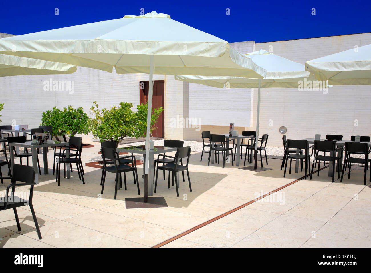 Cafe, Medina Azahara, Cordoue, Andalousie, Espagne Banque D'Images