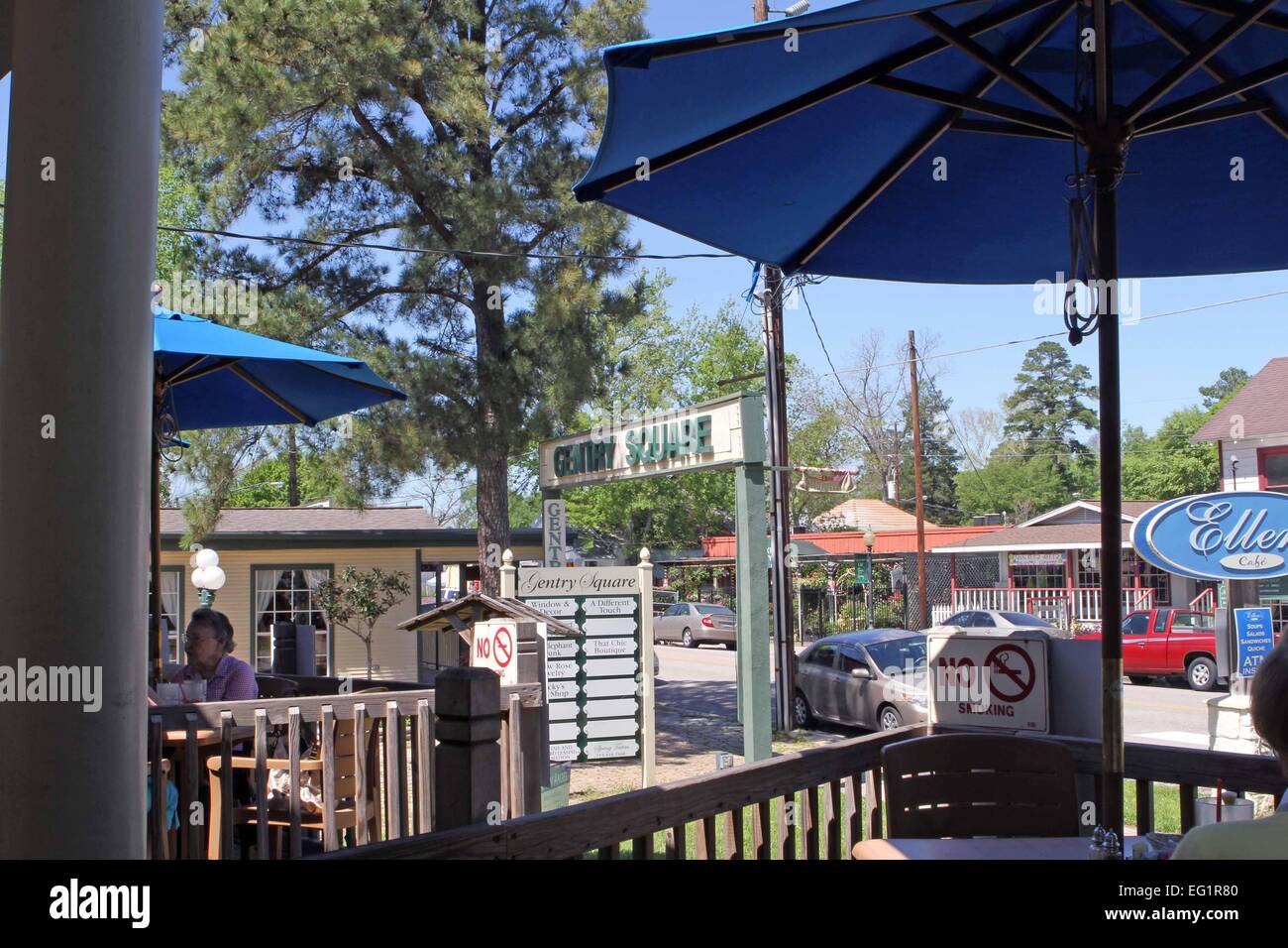 Petite ville de printemps, au Texas dans la juridiction territoriale de Houston, Texas. Banque D'Images