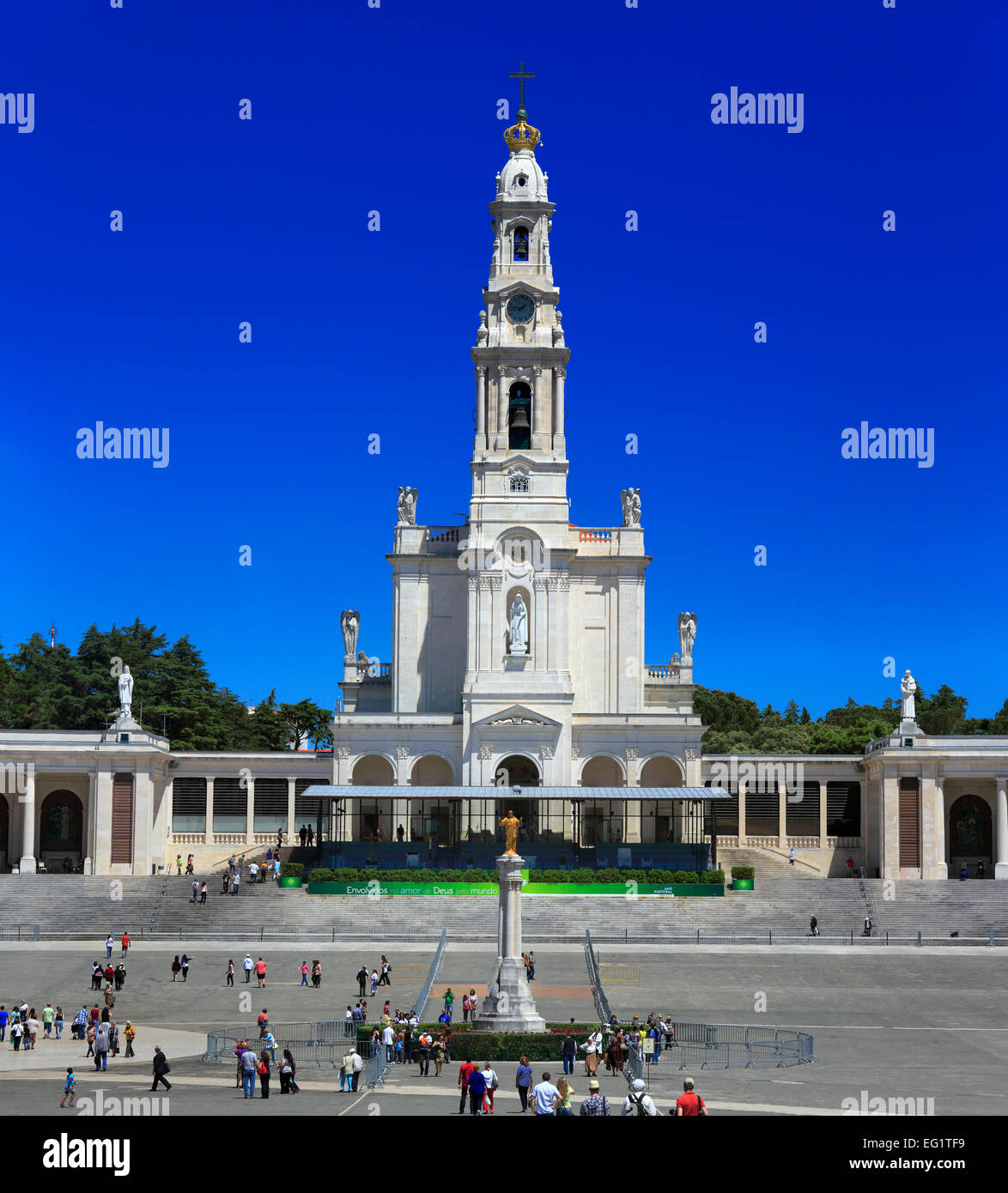 Sanctuaire de Fatima (Sanctuaire de Fatima), Basilique de Notre Dame de Fatima, Fatima, Portugal Banque D'Images