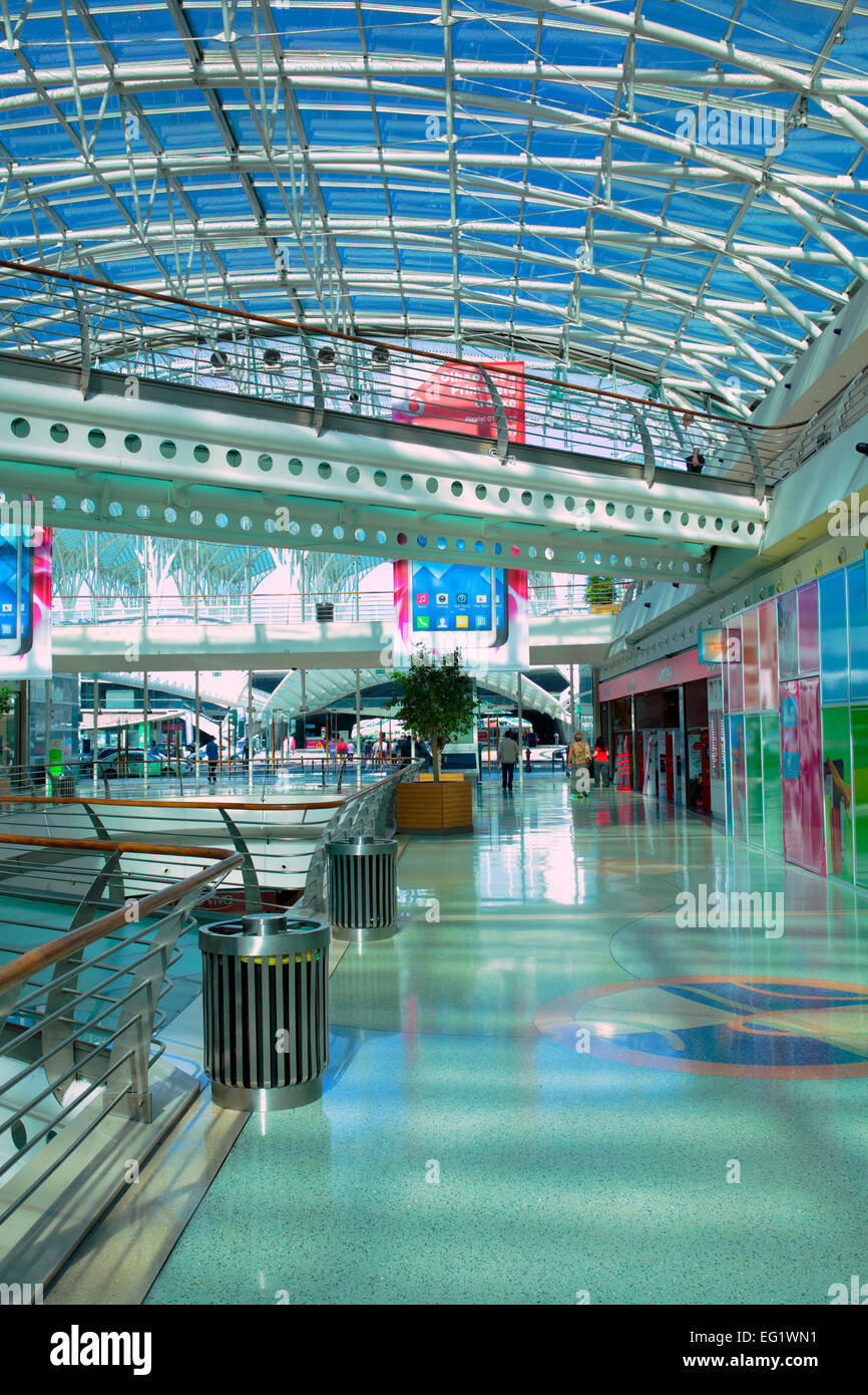 Le centre commercial Vasco da Gama, Lisbonne, Portugal Banque D'Images