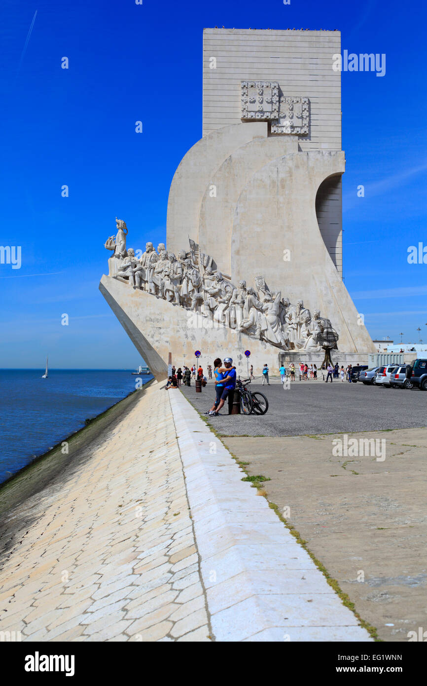 Monument des Découvertes (Padrao dos Descobrimentos) (1960), Lisbonne, Portugal Banque D'Images