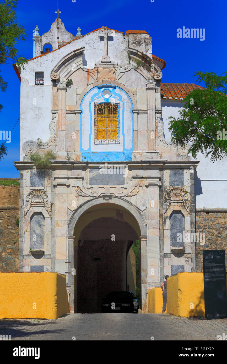 L'Equina Gate gate, Elvas, Alentejo, Portugal Banque D'Images