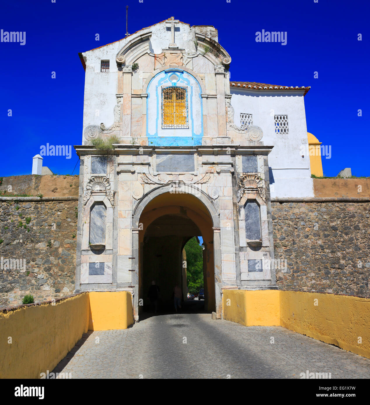 L'Equina Gate gate, Elvas, Alentejo, Portugal Banque D'Images