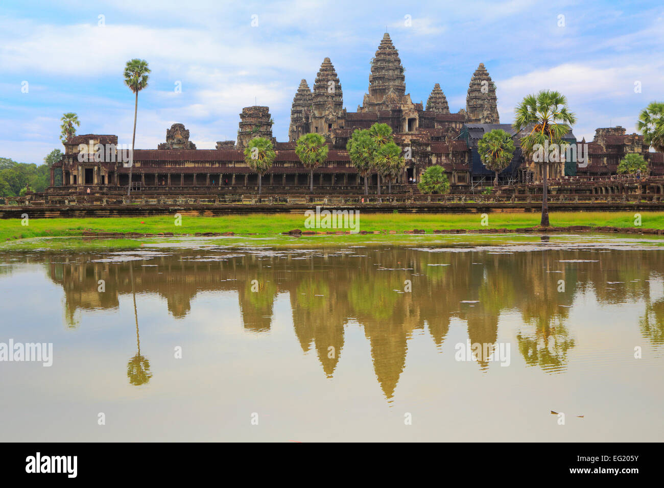 Angkor Wat temple (1150), Angkor, Cambodge Banque D'Images