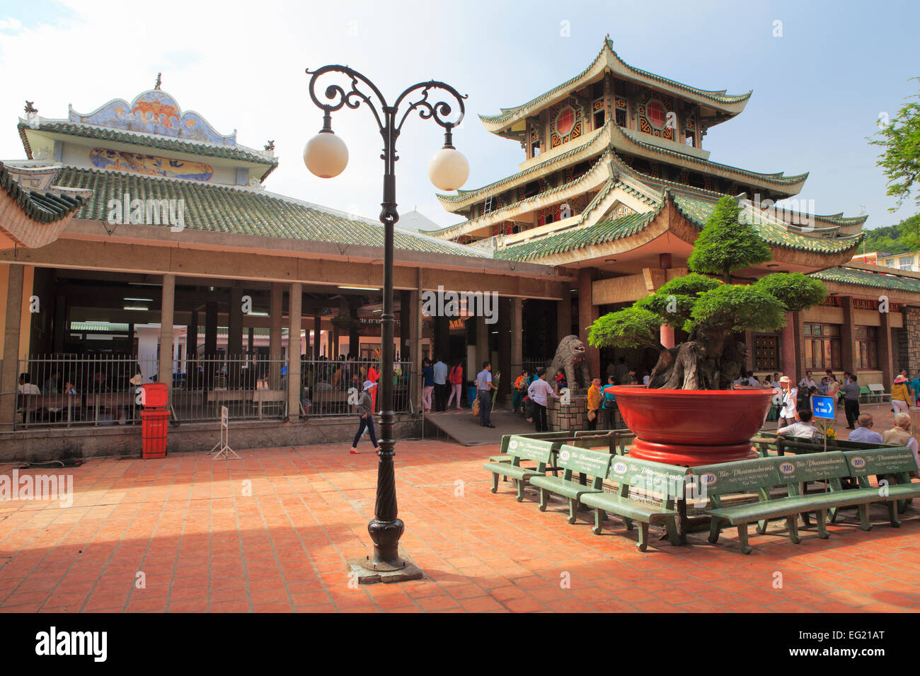 Tay un temple (1847), Chau Doc, An Giang, Vietnam Banque D'Images