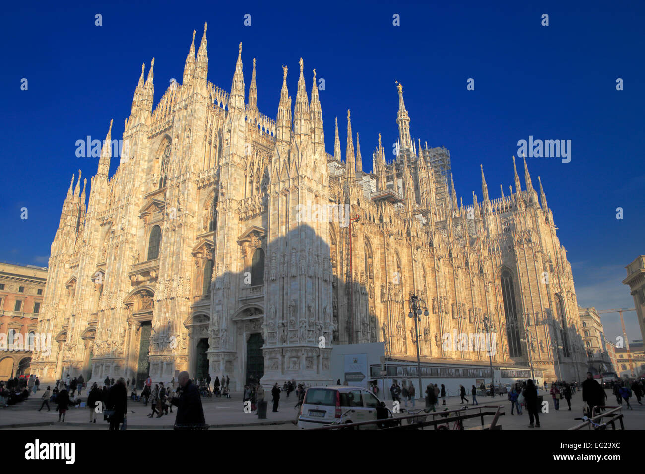 La cathédrale de Milan, Milan, Lombardie, Italie Banque D'Images
