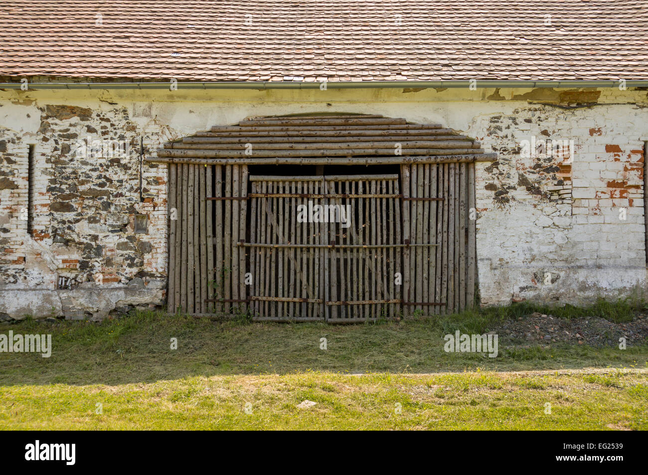 Portes de grange Banque D'Images