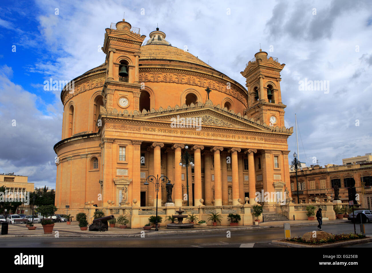 Église de l'Assomption de Notre-Dame, Rotunda de St Marija Assunta (dôme de Mosta), Malte Banque D'Images