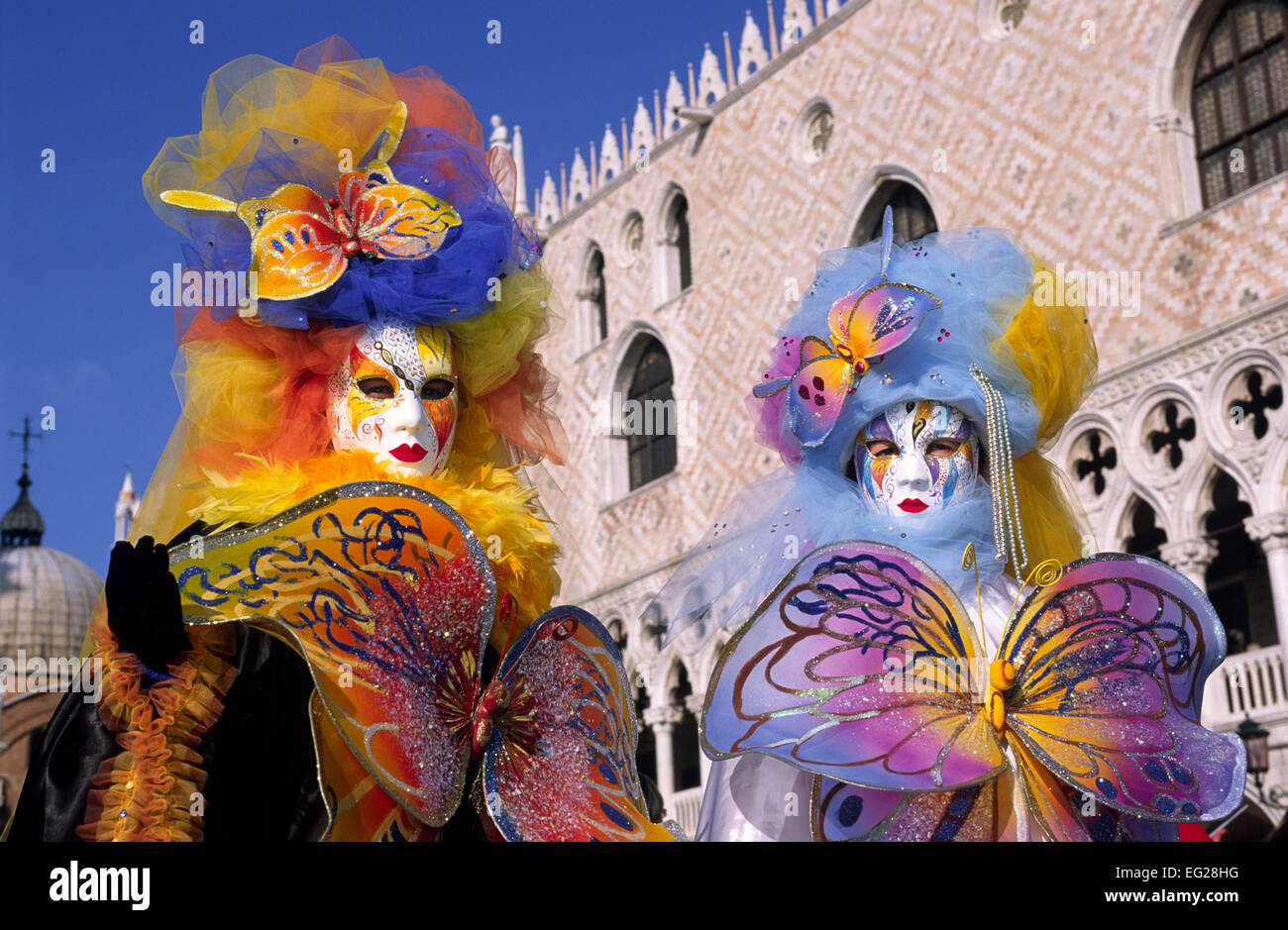 L'Italie, Venise, carnaval Banque D'Images