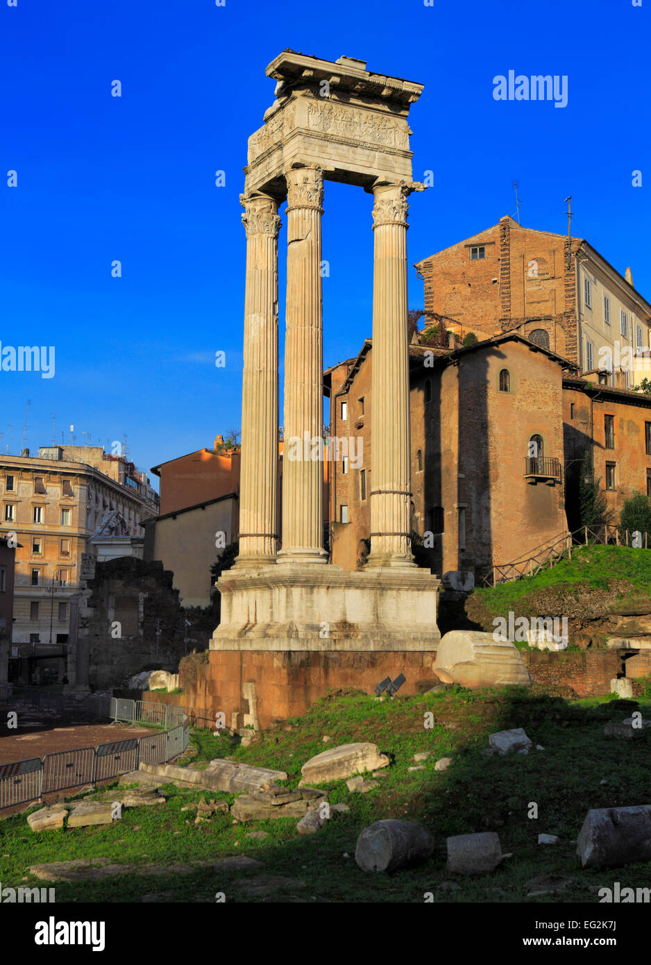 Théâtre de Marcellus (12 avant J.-C.), Rome, Italie Banque D'Images