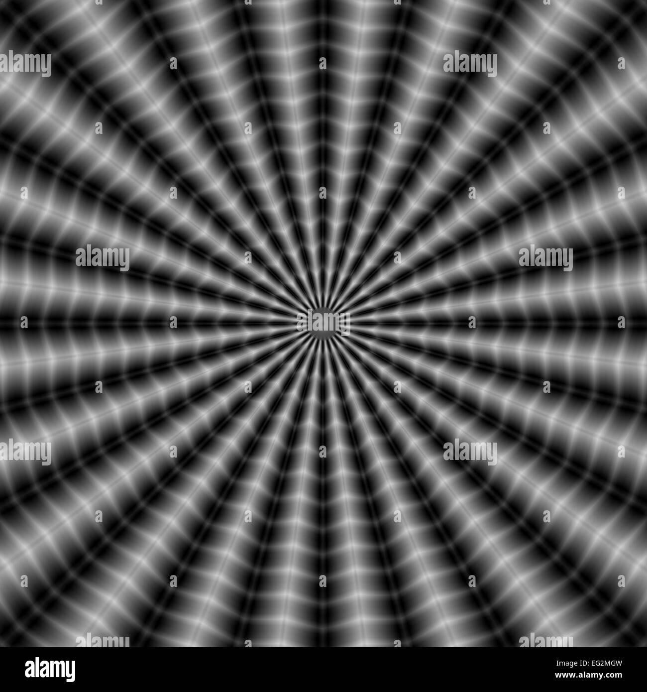 Rayons ondoyants en monochrome Banque D'Images