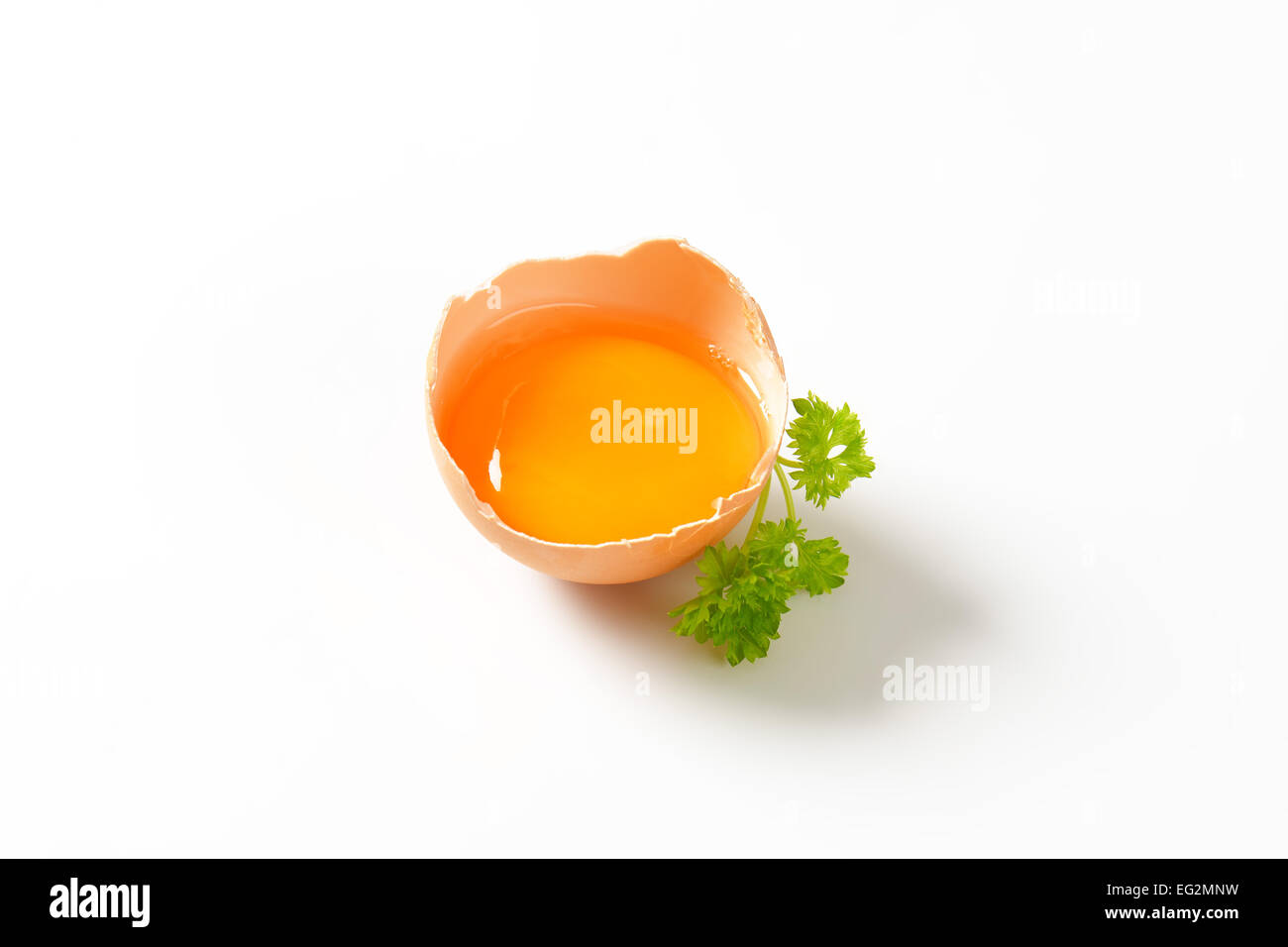 Matières d'oeuf en coquille brisée Banque D'Images