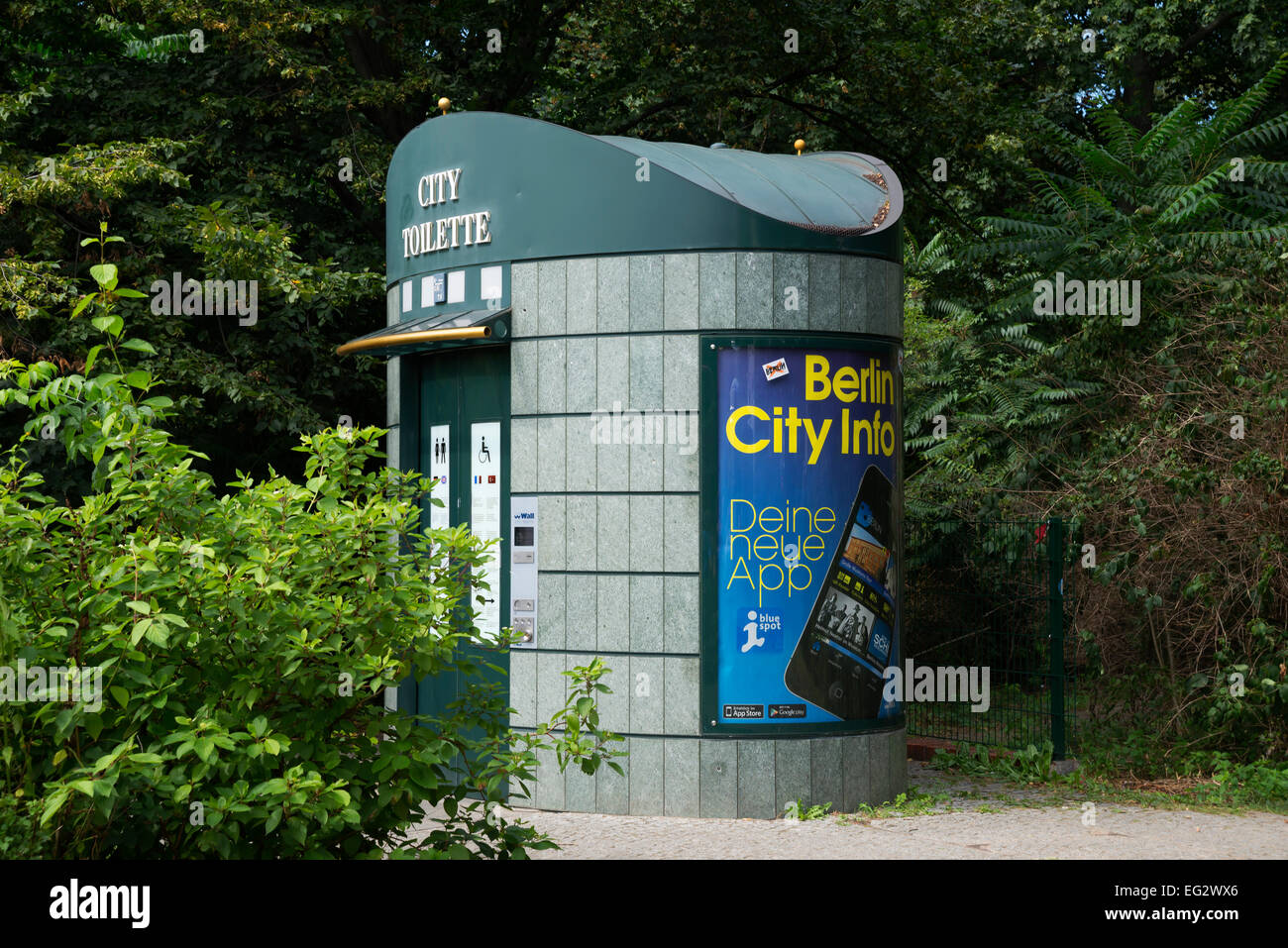 Toilettes Compact , Berlin, capitale de l'Allemagne, l'Europe. Banque D'Images