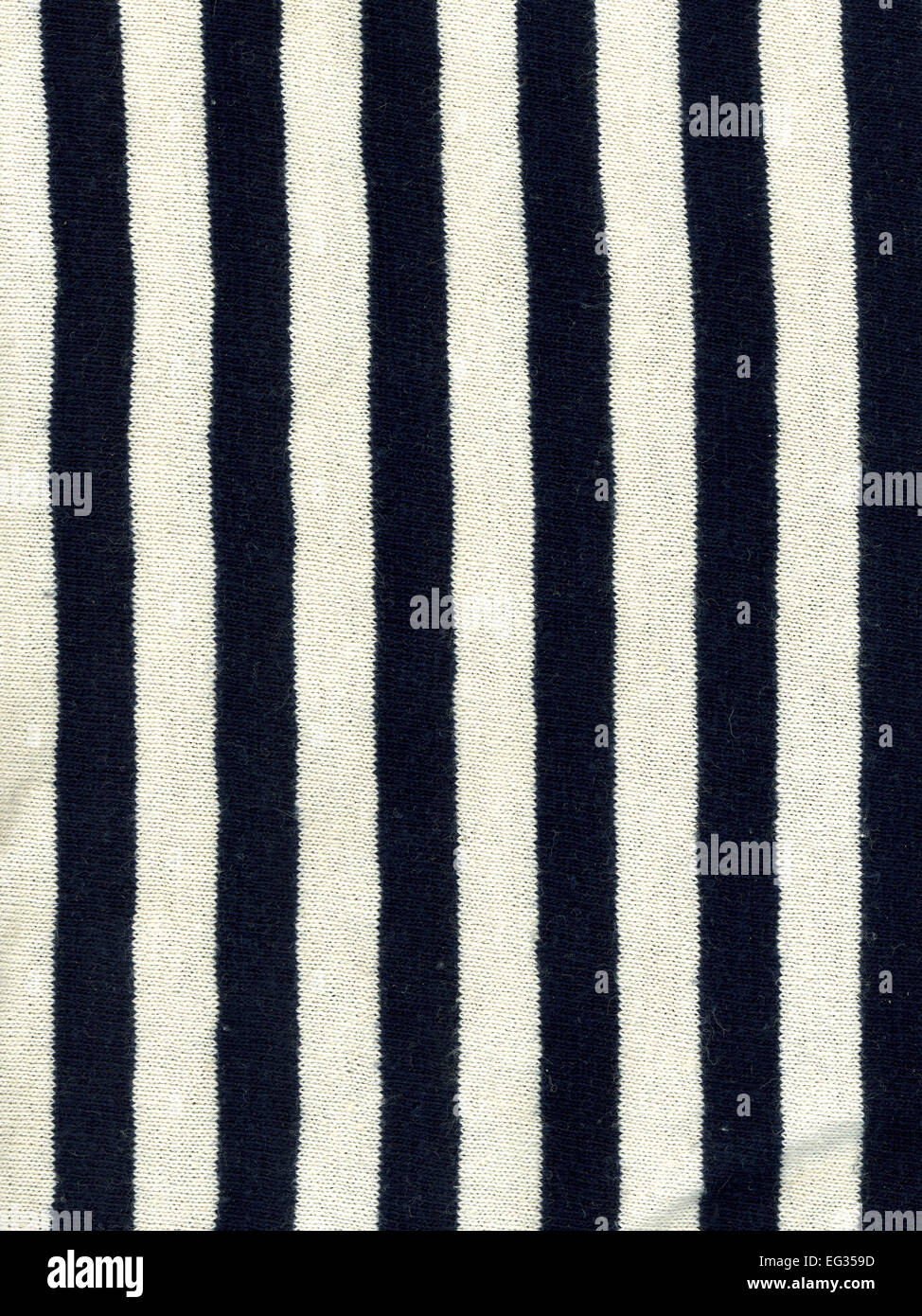 Close up of authentic sailor's strip vest Banque D'Images