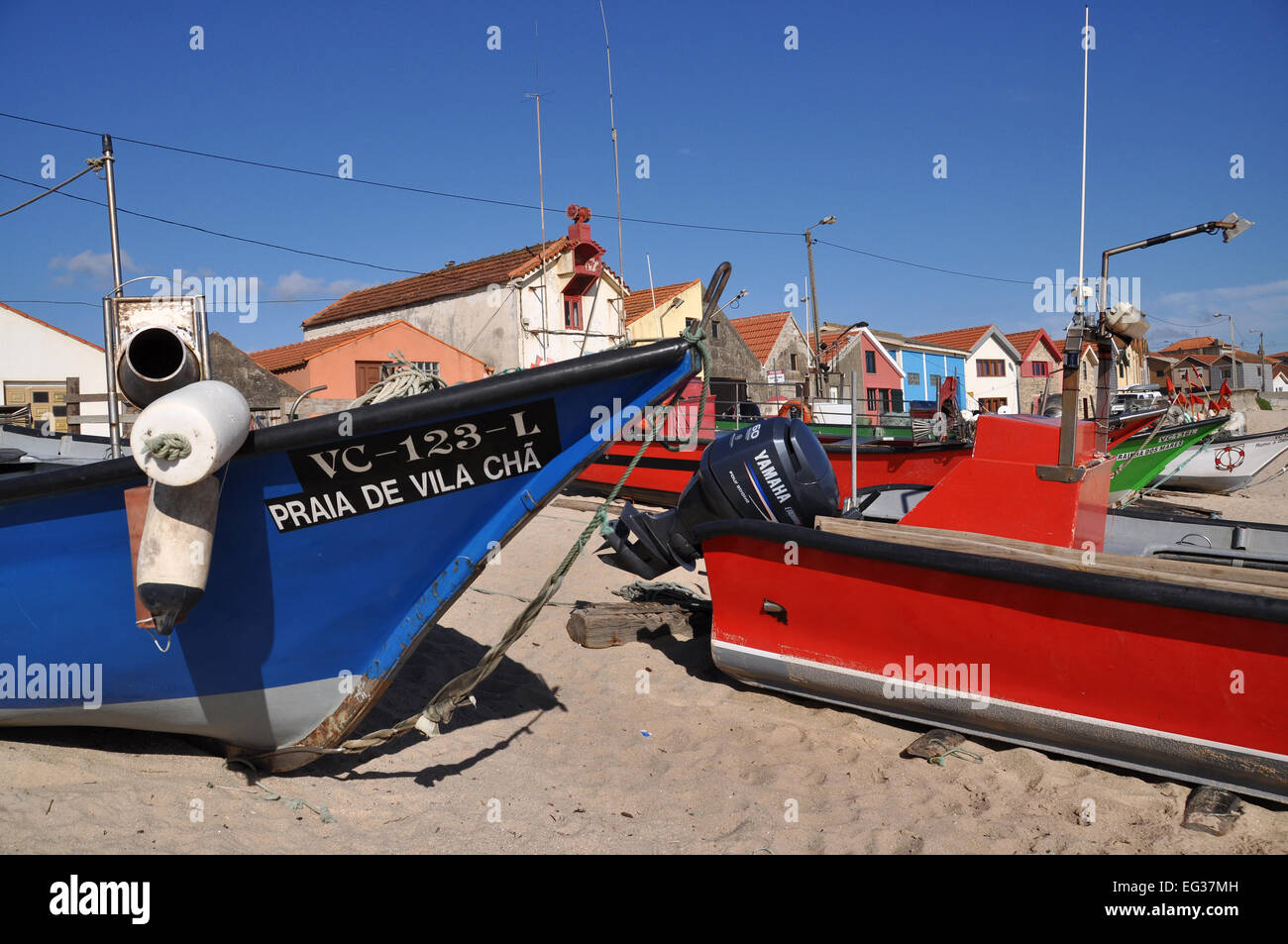 Fisherman's Wharf, Vila Cha, Vila do Conde, Portugal Banque D'Images