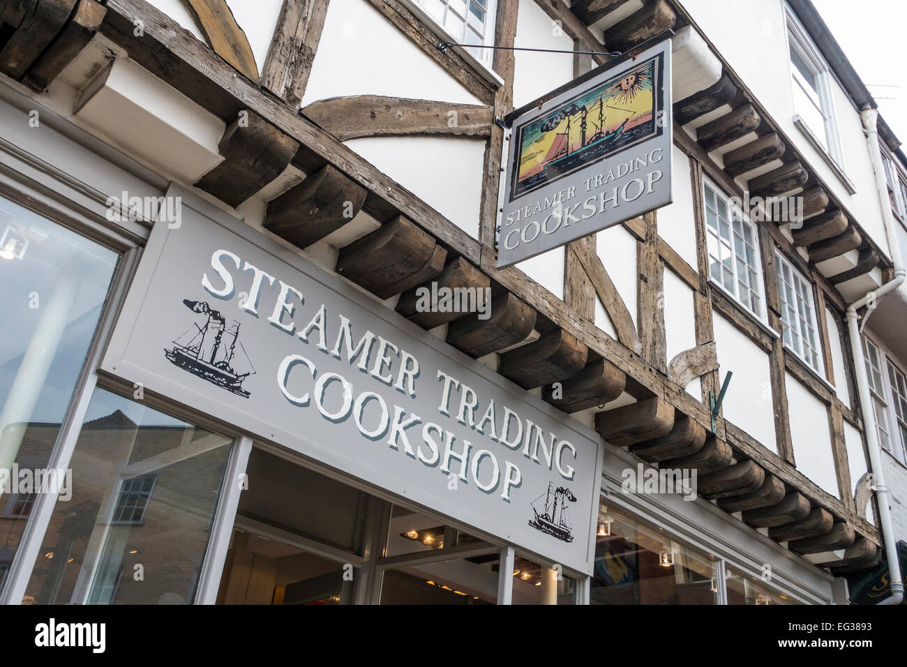 Ustensiles de cuisine Cookshop shop store Steamer Trading Banbury Canterbury UK Banque D'Images