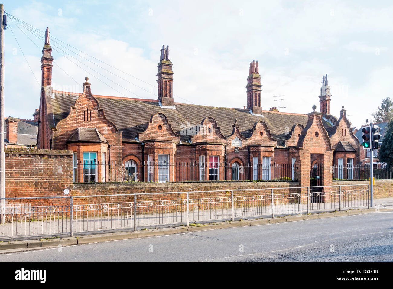 Maisons d'AUMÔNE T S & H Cooper 1900 Chantry inférieur Lane Canterbury UK Banque D'Images
