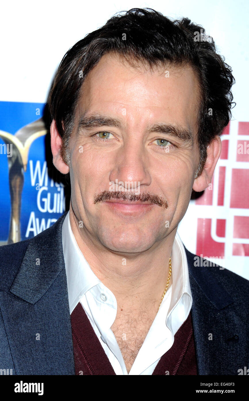 Clive Owen participant à la Writers Guild Awards 2015 New York Cérémonie à l'Edison Ballroom le 14 février 2015 à New York City/photo alliance Banque D'Images
